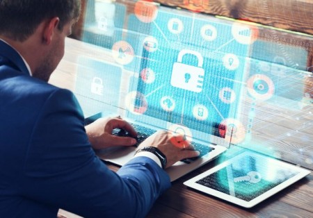 cyber security spend professional with devices 